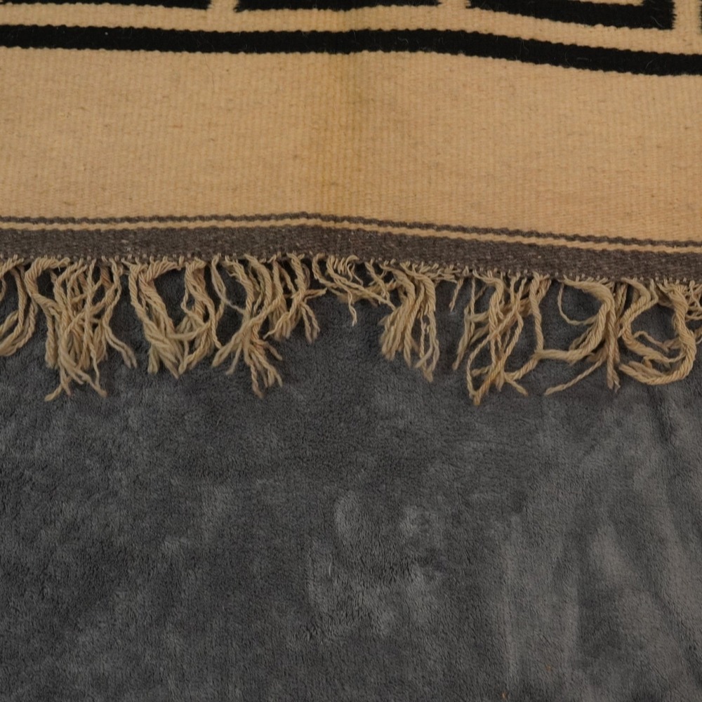 VTG Zapotec Oaxaca Handwoven Wool Gabán Vest Aztec Warrior Greca Band Starburst - Picture 14 of 14